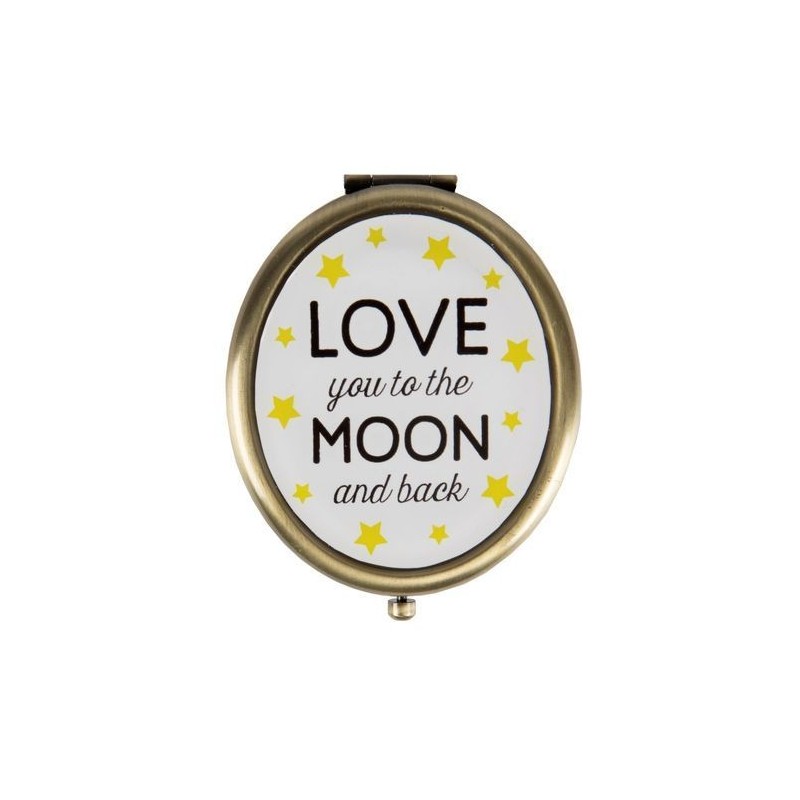 Miroir de poche - Love you to the moon & back - Sass & Belle