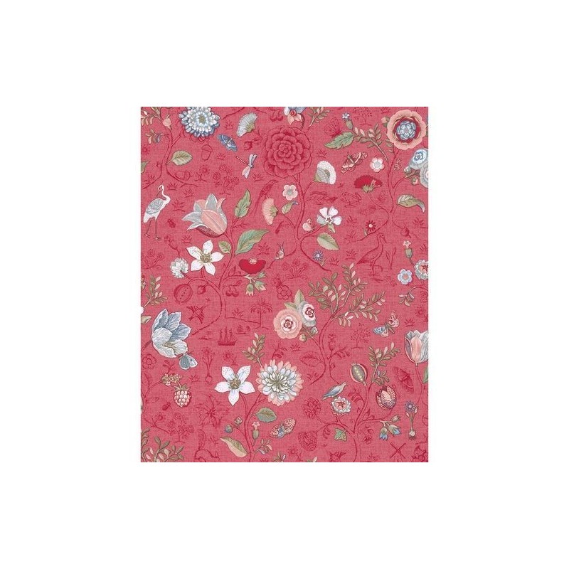 Papier peint - Spring to life - Rouge - ref 375004