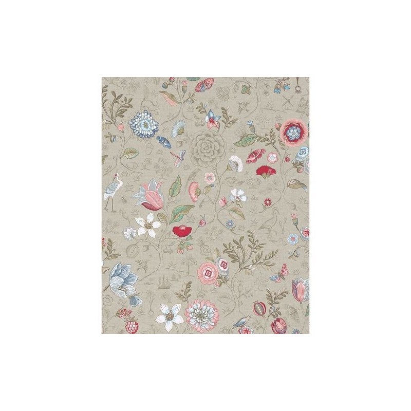 Papier peint - Spring to life - Taupe - ref 375001