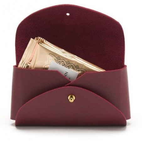 Pochette à thé - Porte sachets Travel - Dammann - rouge