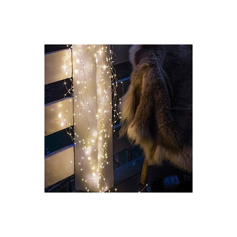 Guirlande lumineuse LED - Sirius - Knirke - 80L - Silver