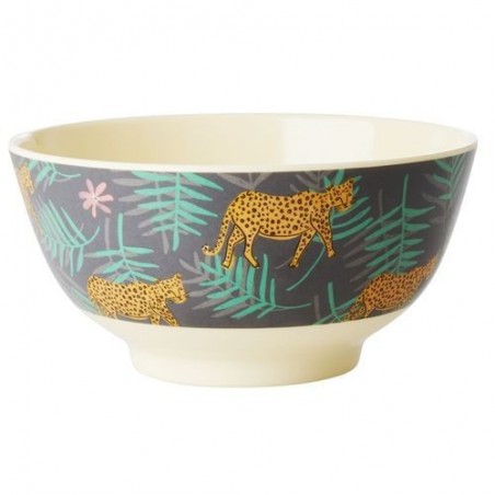 Bol Mélamine - Rice - Leopard & Leaves