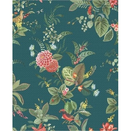 Papier peint Pip Studio - Floris Dark Blue - ref 300116