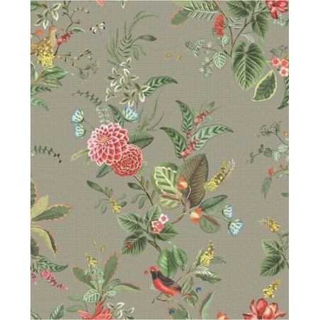 Papier peint Pip Studio - Floris Khaki - ref 300113