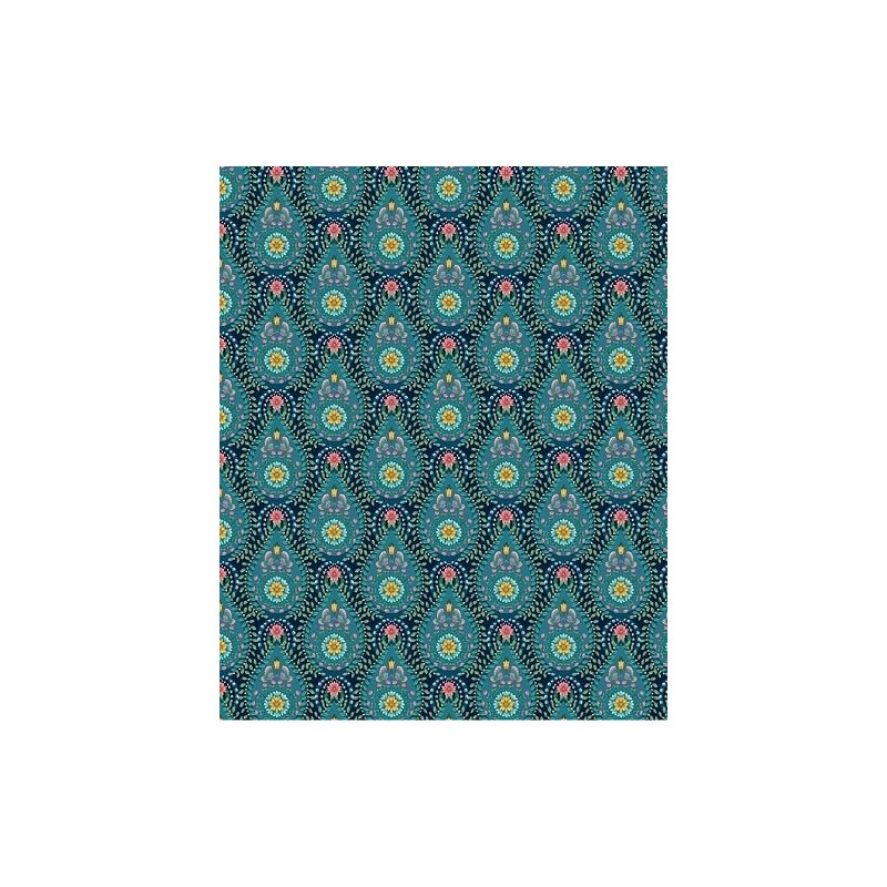Papier peint Pip Studio - Raindrops Dark Blue - ref 300153