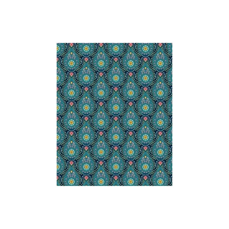 Papier peint Pip Studio - Raindrops Dark Blue - ref 300153