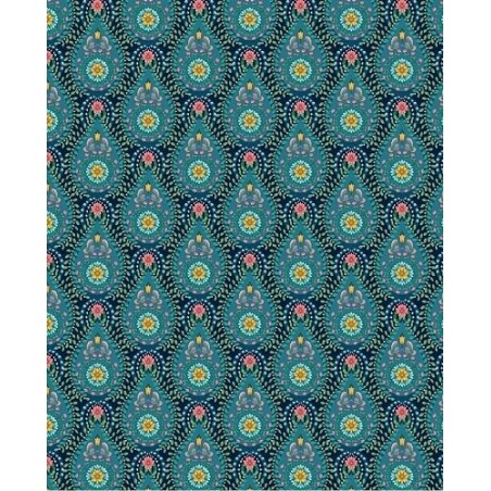 Papier peint Pip Studio - Raindrops Dark Blue - ref 300153