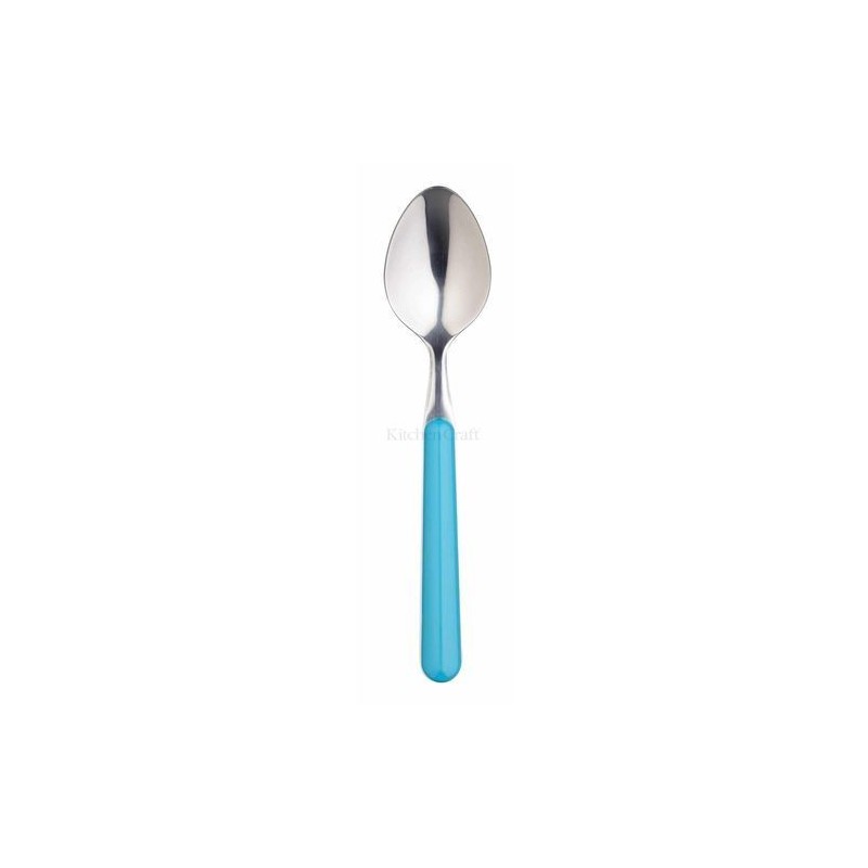 Cuillere a cafe - inox - turquoise