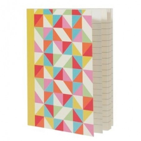 Carnet de poche A5 - Multicolour geometric - Rex