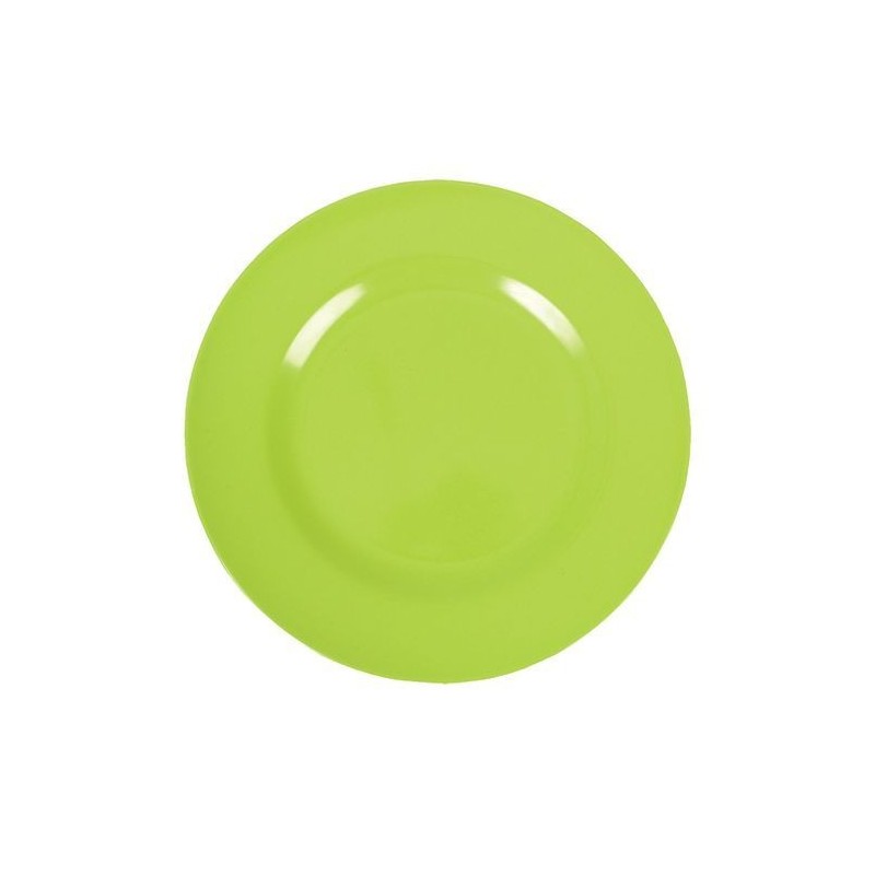Assiette à dessert - Mélamine - Rice - Vert pomme