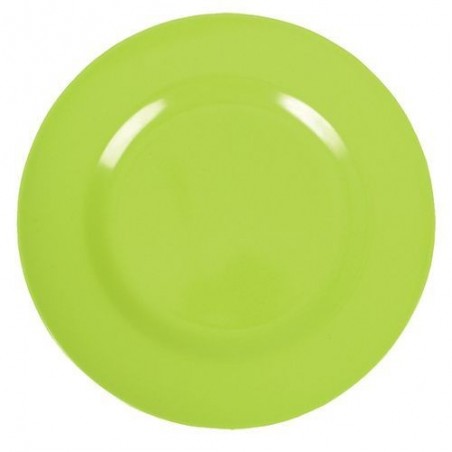 Assiette à dessert - Mélamine - Rice - Vert pomme