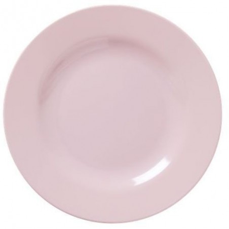 Assiette à dessert - Mélamine - Rice - Soft pink