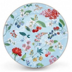 Assiette de présentation - Floral 2 - Hummingbirds bleu - Pip Studio - 32 cm