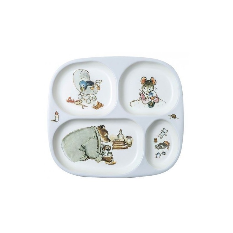 Assiette à compartiments - Ernest et Célestine