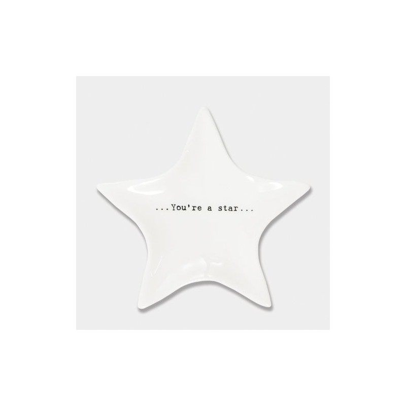 Coupelle porcelaine - East of India - Etoile