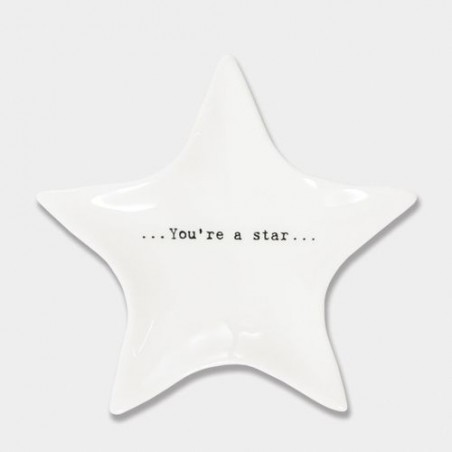 Coupelle porcelaine - East of India - Etoile