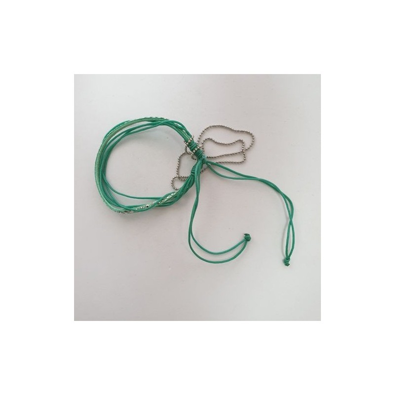 Bracelet vert et argent - Nusa Dua