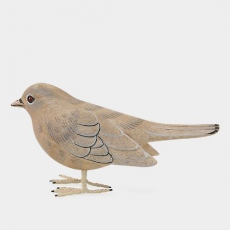 Oiseau sculpté en bois - East of India - Pinson