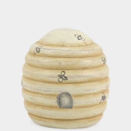 Ruche sculptée en bois - East of India - Ronde