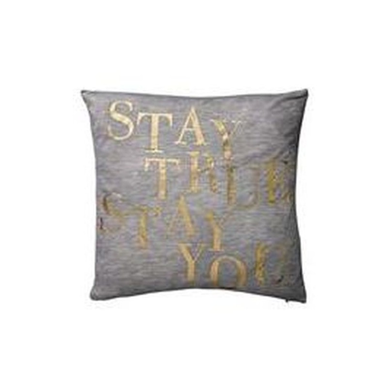 Coussin Or - Bloomingville - Stay True stay you