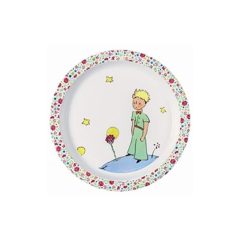 Assiette Le Petit Prince - Rebord fleuri - Petit Jour Paris