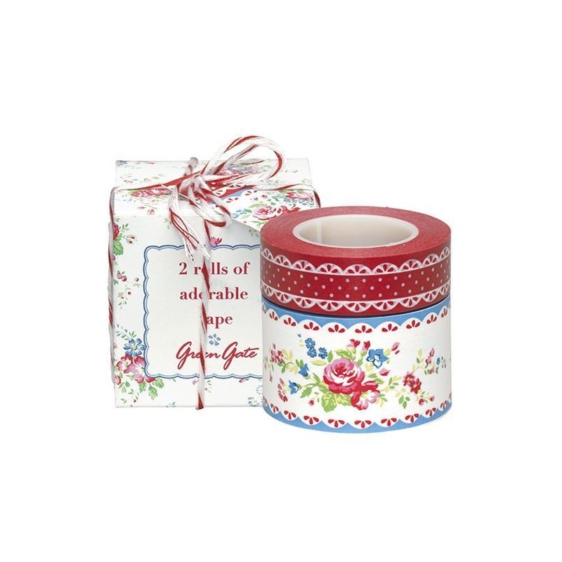 Masking tape - Greengate - Agnes White- 2 rouleaux