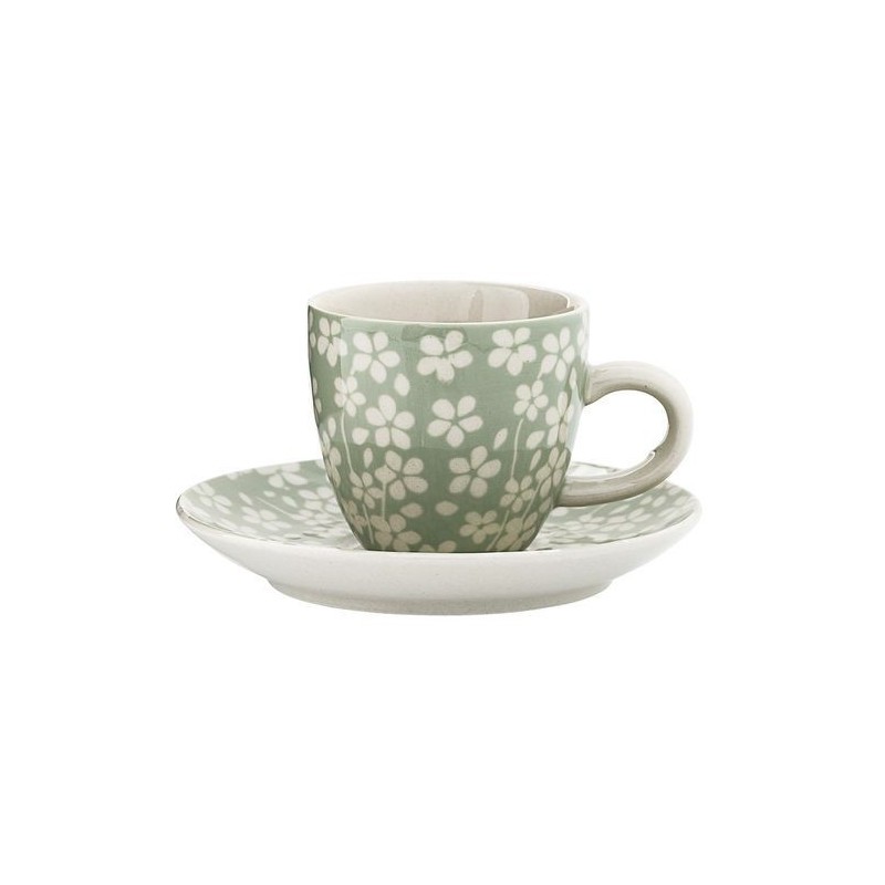 Tasse et soucoupe expresso Seeke - Bloomingville - Succulent