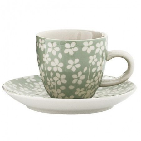 Tasse et soucoupe expresso Seeke - Bloomingville - Succulent