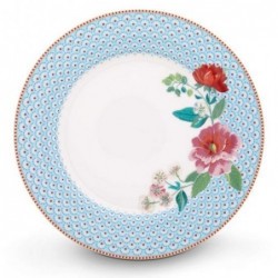 Assiette plate - Floral 2 bleu - Pip Studio - 26.5 cm