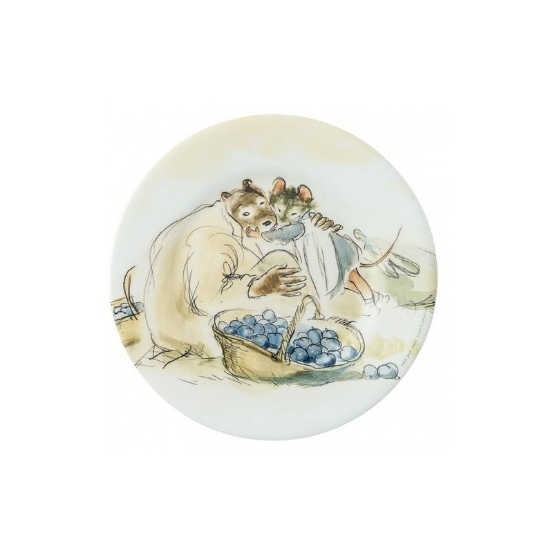 Assiette - Ernest et Célestine - Paniers de prunes