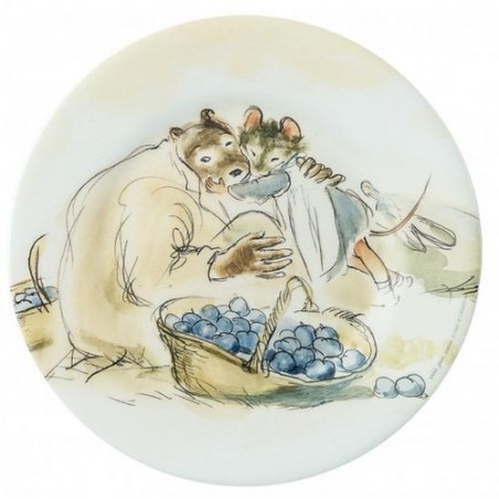 Assiette - Ernest et Célestine - Paniers de prunes