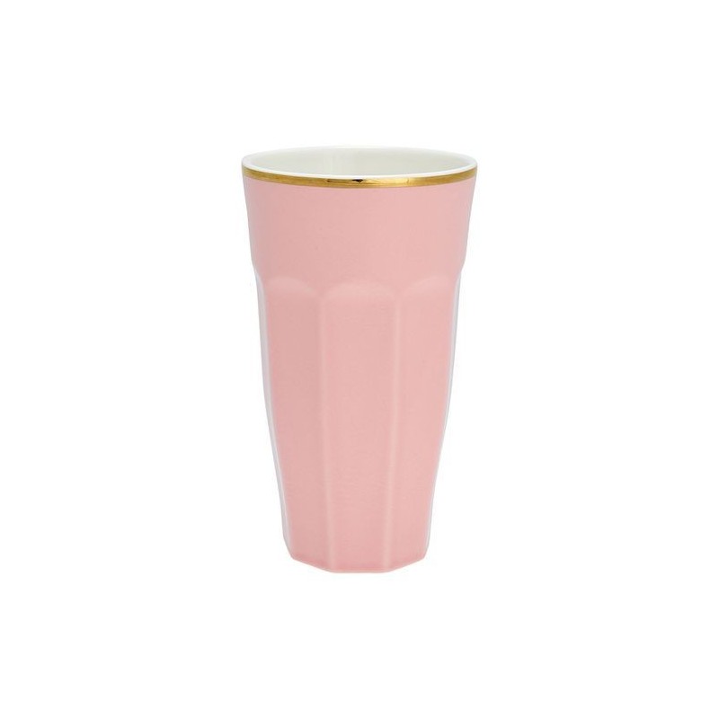 Long Mug - Greengate - Pale pink