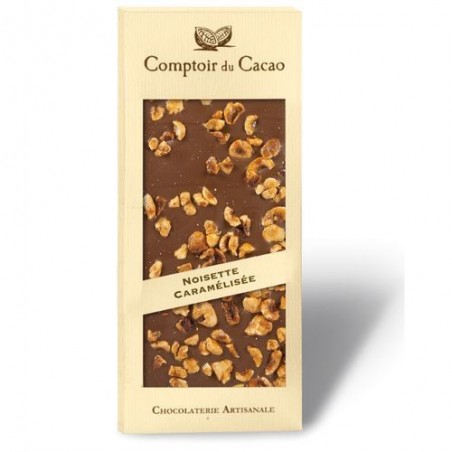 Tablette de chocolat - Gourmande - Lait Noisette caramélisée - 90g