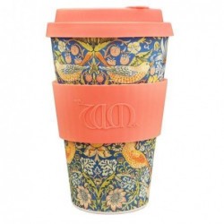 Travel Mug - Ecoffee cup - William Morris -  Thief - 400ml