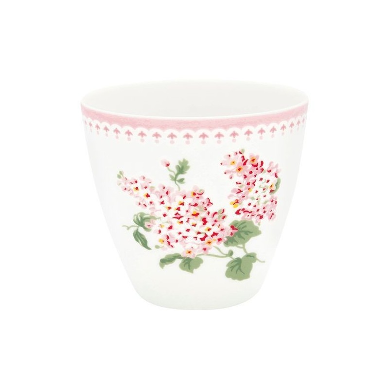 Latte cup - Greengate - Luna white