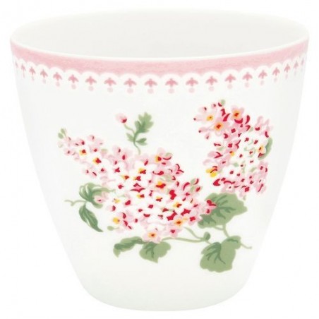 Latte cup - Greengate - Luna white