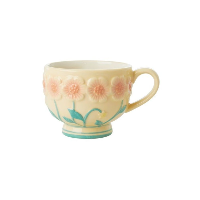 Mug en céramique - Rice - Creme Flower