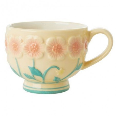 Mug en céramique - Rice - Creme Flower