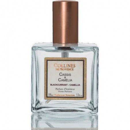 Parfum d'intérieur en spray - Cassis & Camélia - Collines de Provence - 100ml