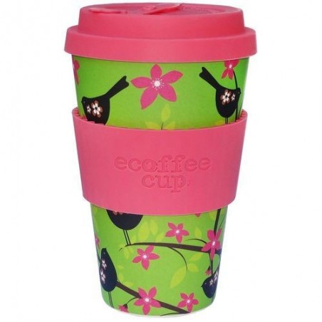 Travel Mug - Ecoffee cup - Widdlebirdy - 400ml