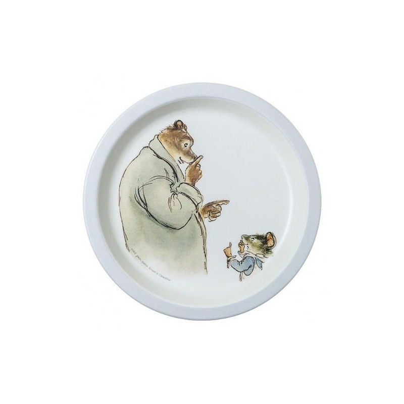 Assiette - Ernest et Célestine - Bleu
