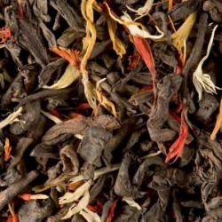 Thé noir parfumé - Dammann Frères - Pu-Erh Gourmand - 100g