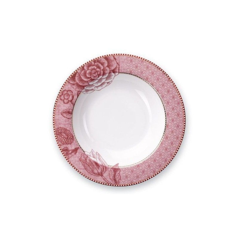 Pip Studio - Assiette creuse Spring to life - 22 cm - Rose