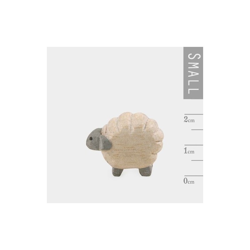 Miniature sculptée en bois - East of India - Mouton