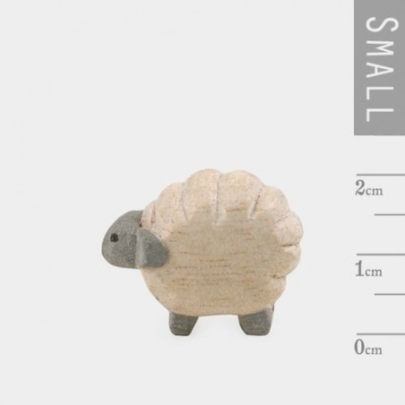 Miniature sculptée en bois - East of India - Mouton