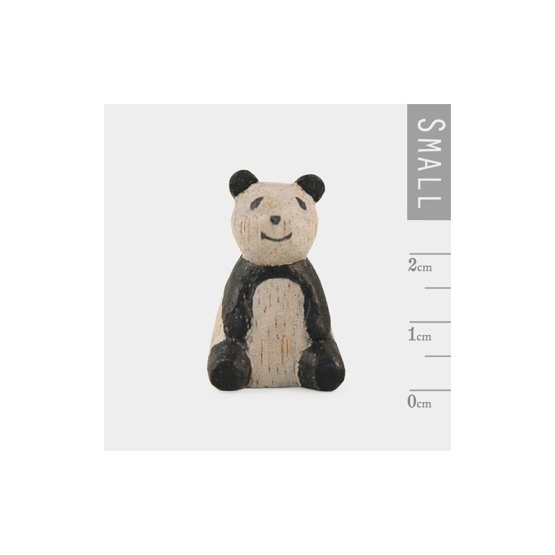 Miniature sculptée en bois - East of India - Panda