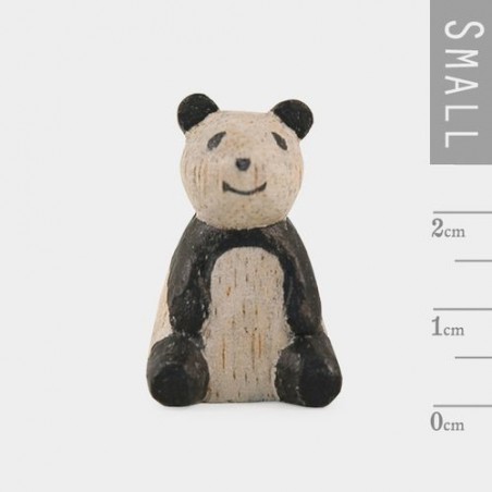Miniature sculptée en bois - East of India - Panda