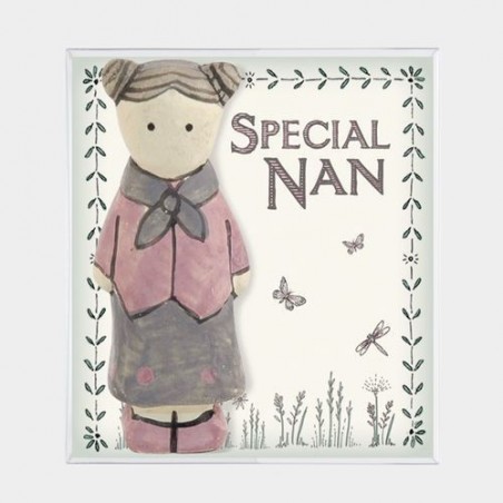 Figurine sculptée en bois - East of India - Special nan