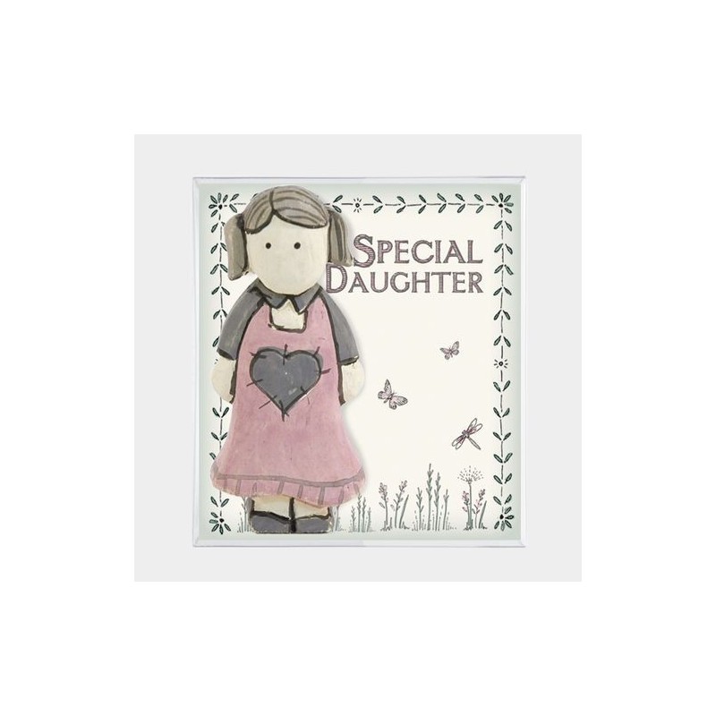 Figurine sculptée en bois - East of India - Special daughter