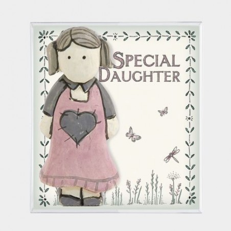 Figurine sculptée en bois - East of India - Special daughter